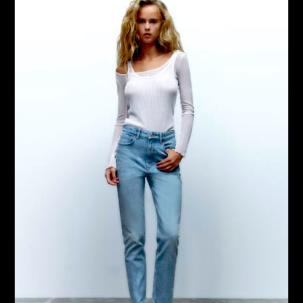 Zara mom jeans